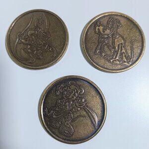 Disneyland Collectible Medallions Pirates Of The Caribbean Theme Mickey Minnie